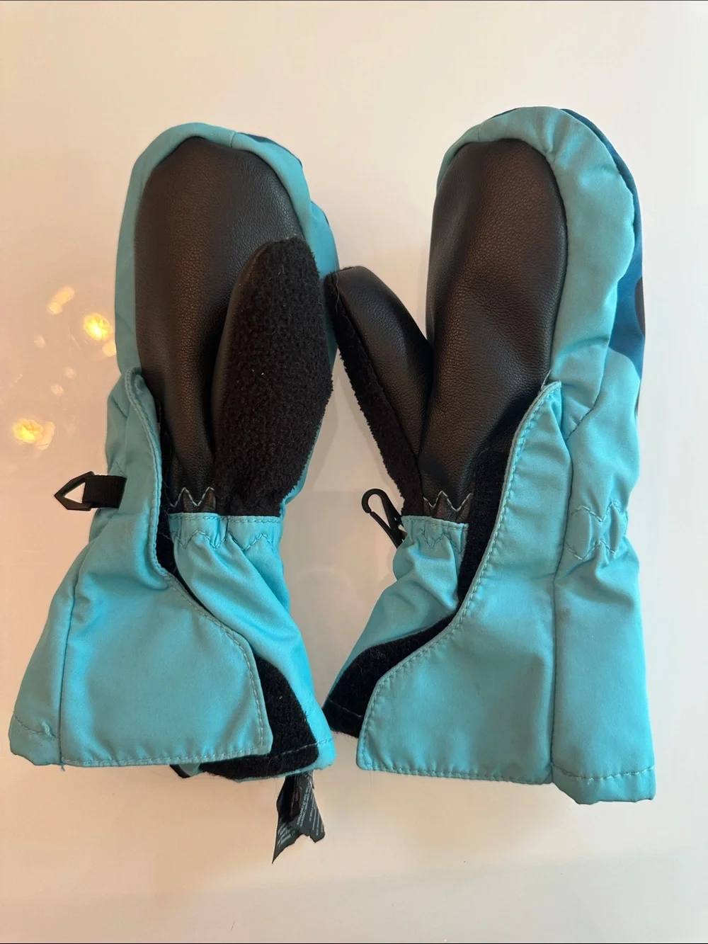 Burton Teal Blue Toddler Monster Mittens